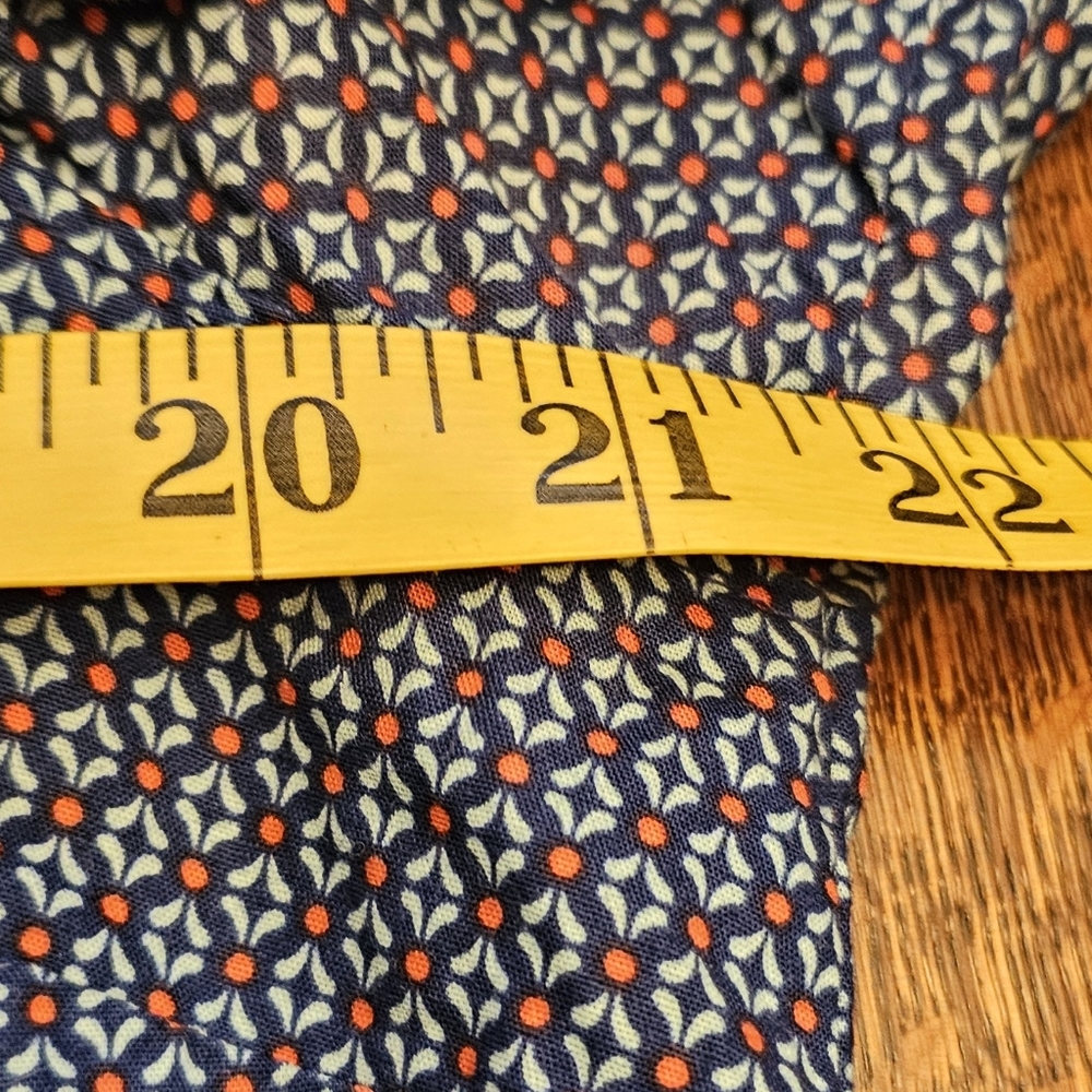 Cinch Blue and Orange Pattern Western Button Down Shirt - Picture 9 of 11